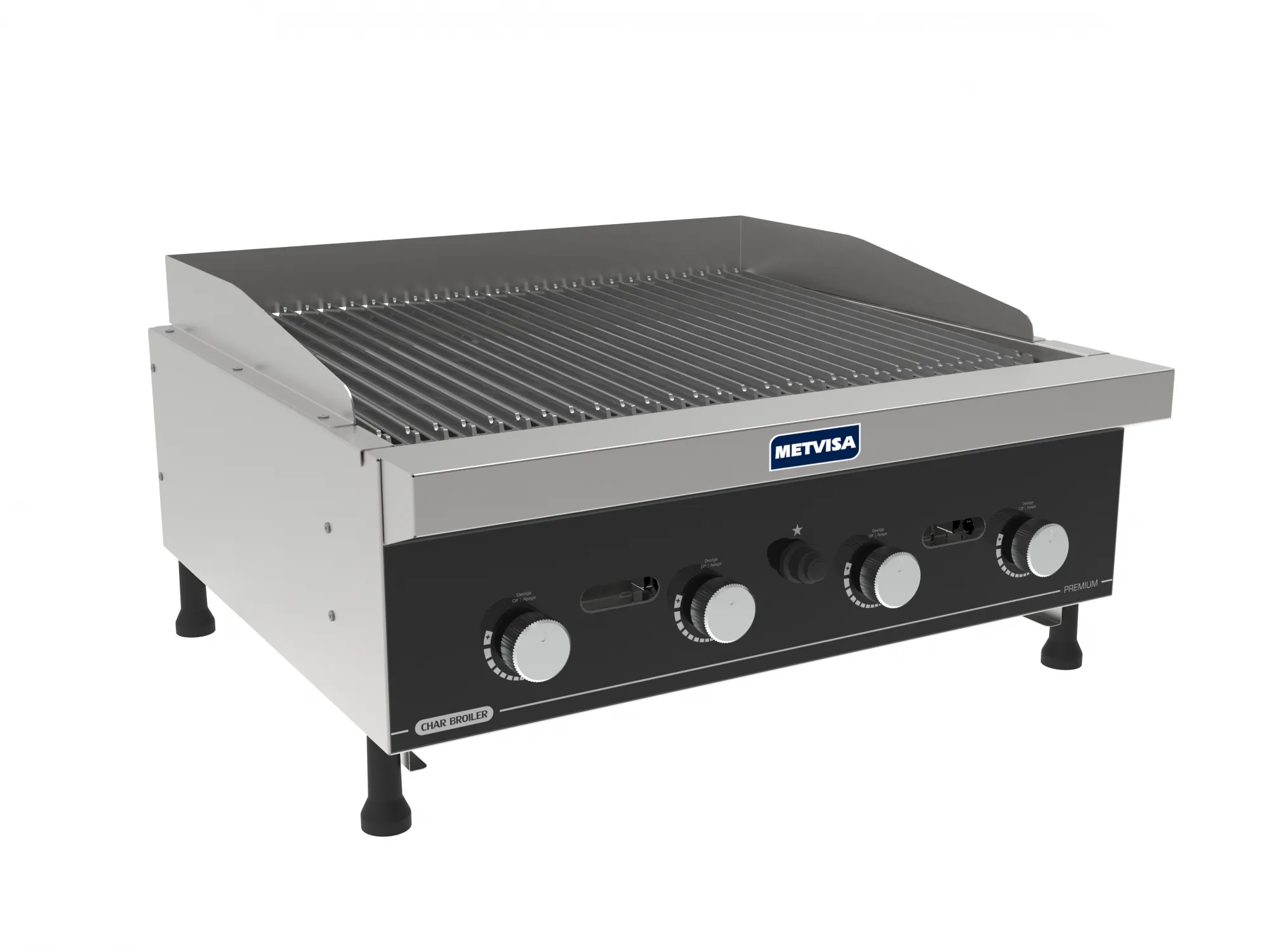 char broiler parrilla 60cm especial