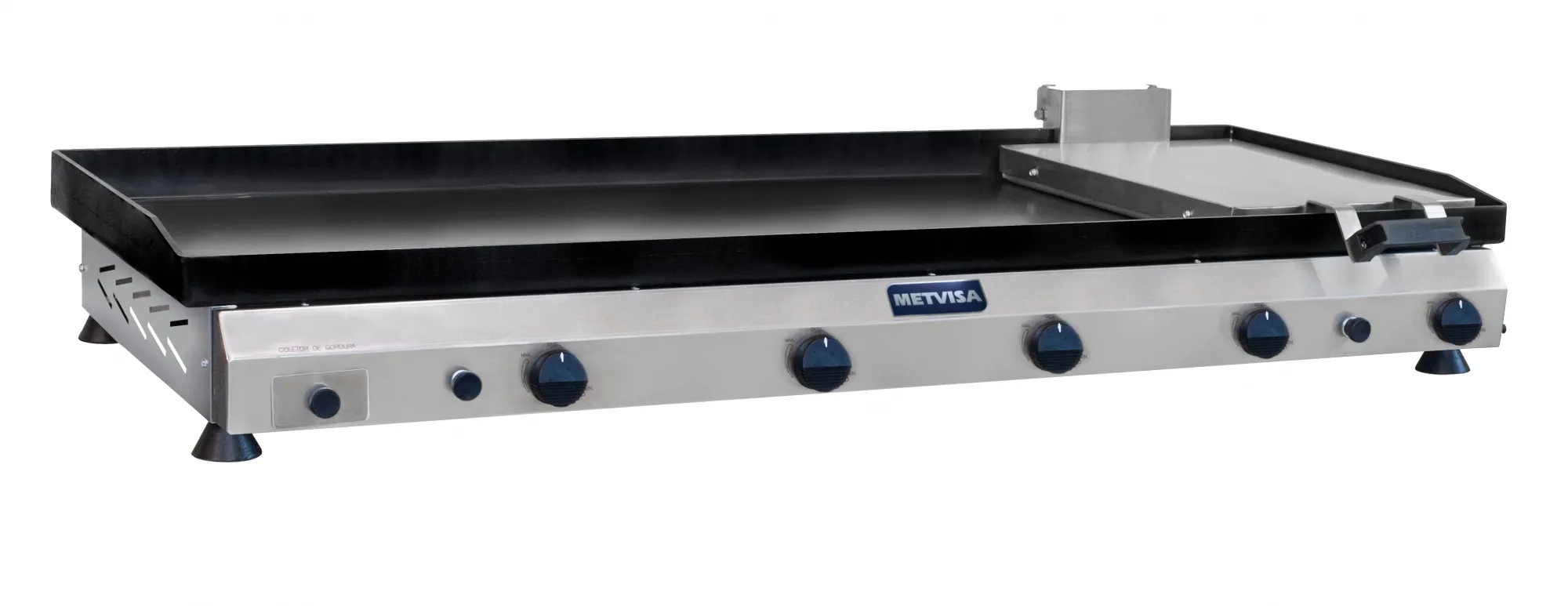 plancha de fritura a gas 1,4m con prensador