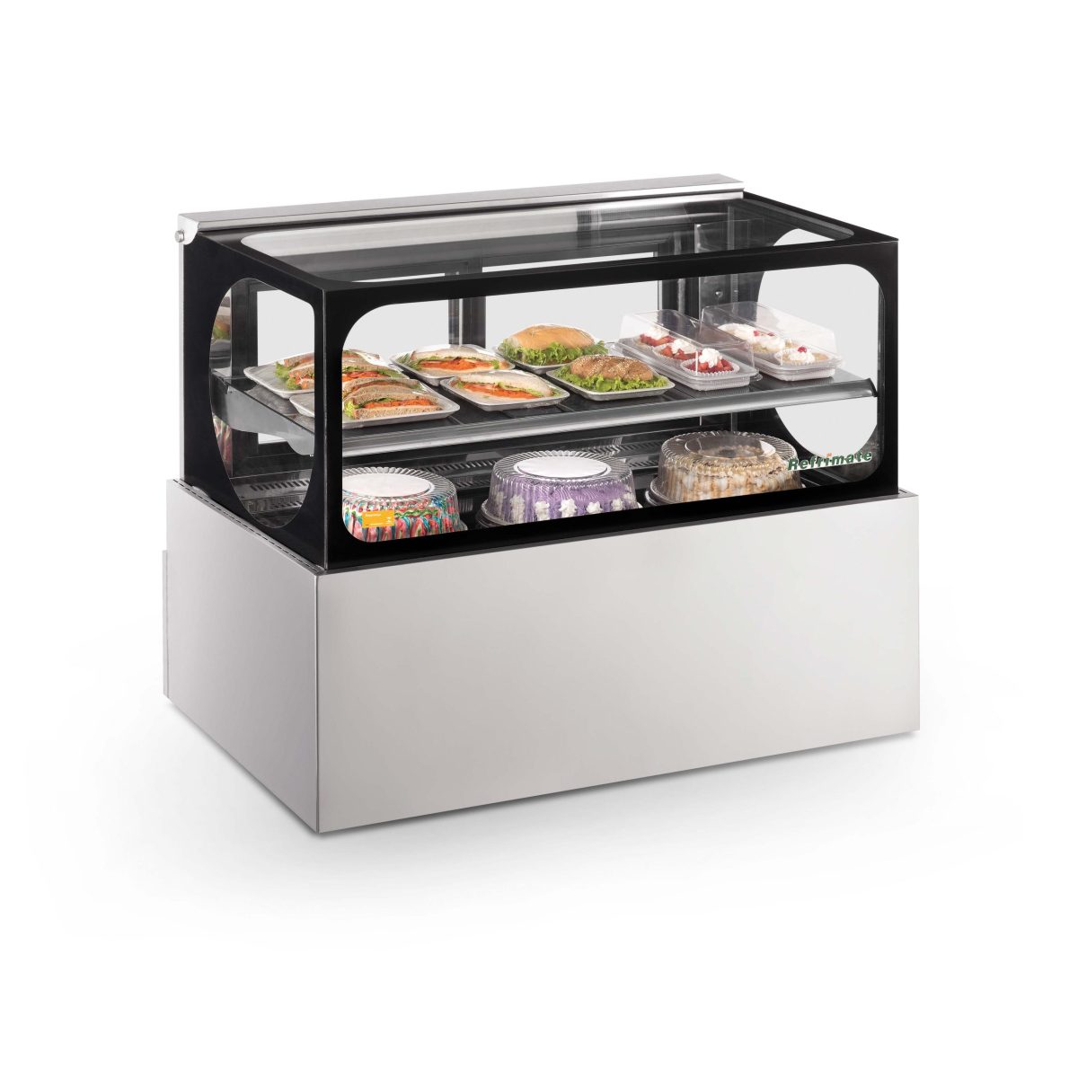 vrsct1000 – vitrina refrigerada linea show case titanium