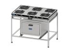 Producto estufa 2, 4 o 6 quemadores con horno en Gastropar Accessórios y Equipaminetos Gastronómicos